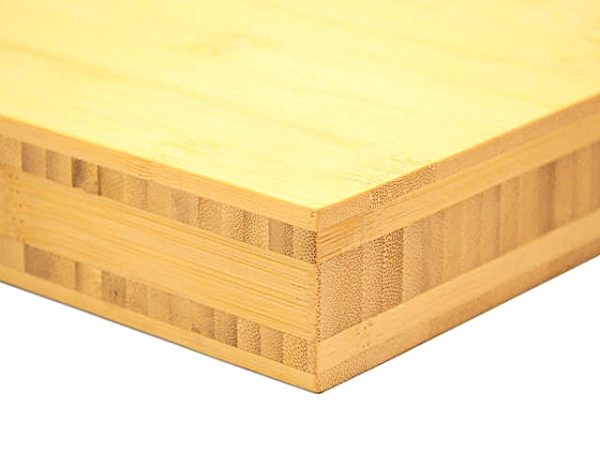 Bambusz panel: horizont minta, natural szín, 3-rétegű, 40 mm vastag