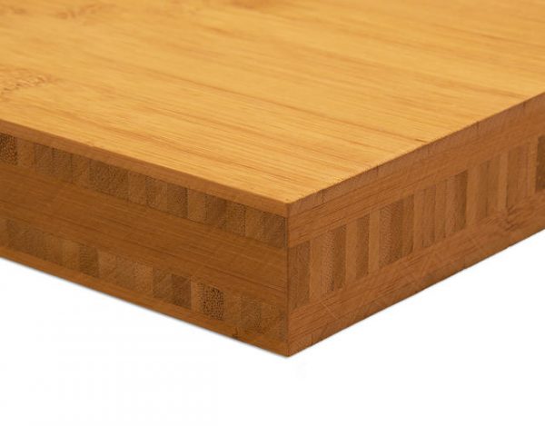 Bambusz panel: horizont minta, caramel szín, 5-rétegű, 40 mm vastag