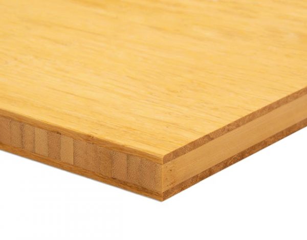 Bambusz panel: fonott minta, natural szín, 3-rétegű, 20 mm vastag