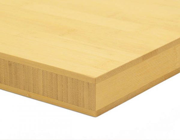 Bambusz panel: horizont minta, natural szín, 3-rétegű, 30 mm vastag