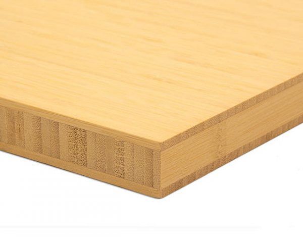 Bambusz panel: vertikál minta, natural szín, 3-rétegű, 25 mm vastag