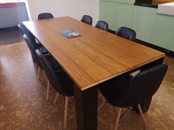 Bambusz panel: vertikál minta, caramel szín, 3-rétegű, 20 mm vastag - Image 6