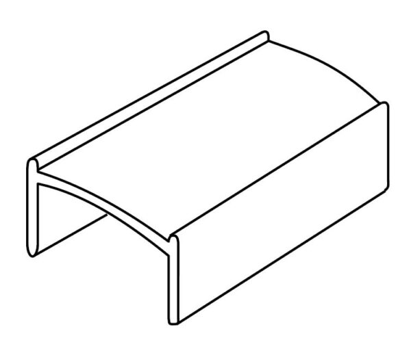 SEVROLL ALU  "U" dekor profil 18 mm-es lapokhoz - Image 2
